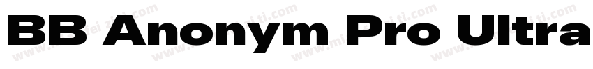 BB Anonym Pro Ultra字体转换